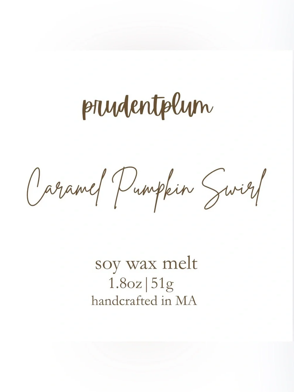 Caramel Pumpkin Swirl Soy Wax Melt Snap Bar 1.8oz | Melts For Wax Warmer